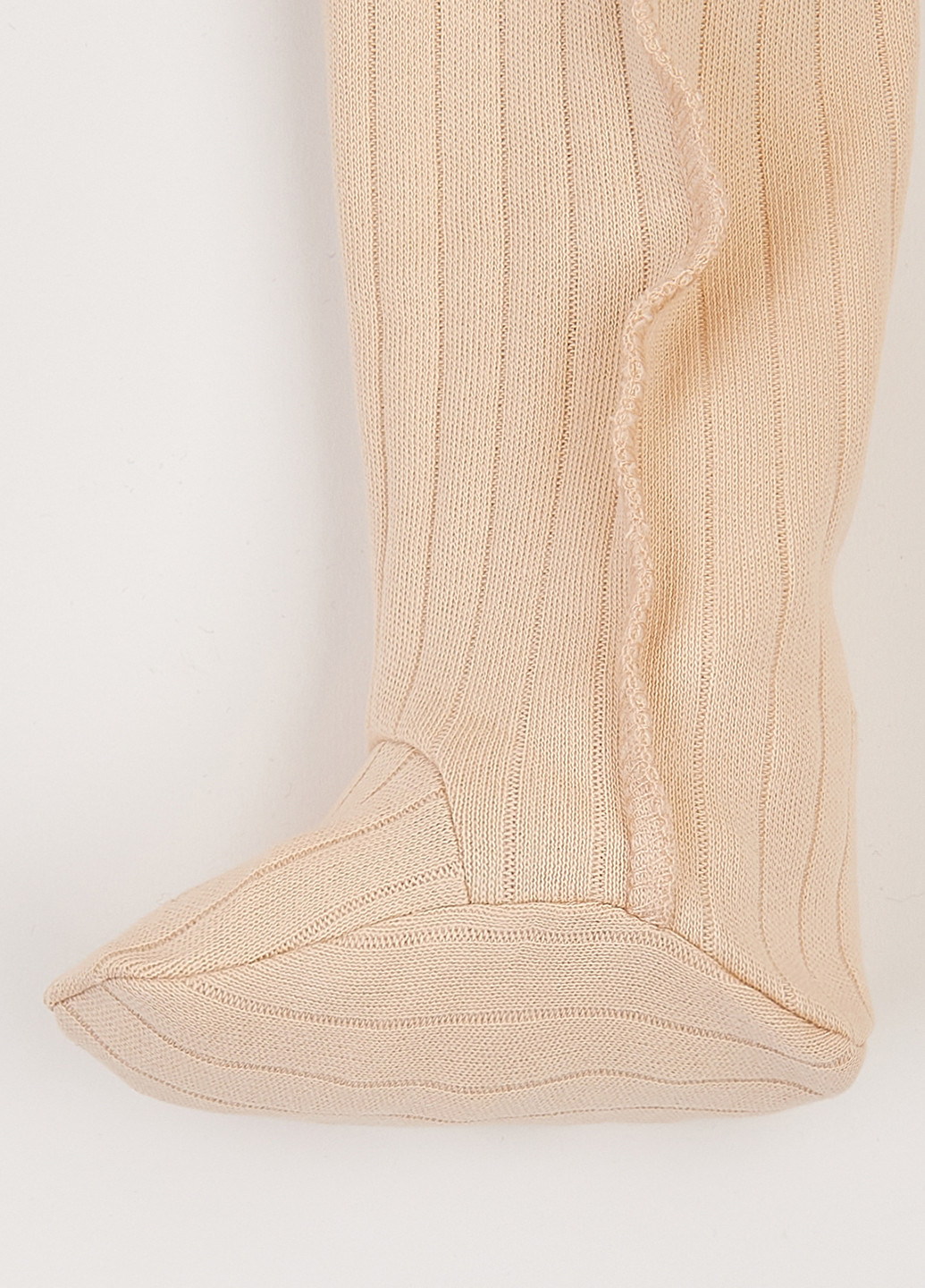 Бежевий демісезонний комплект (боді, повзунки, шапка) KRAKO