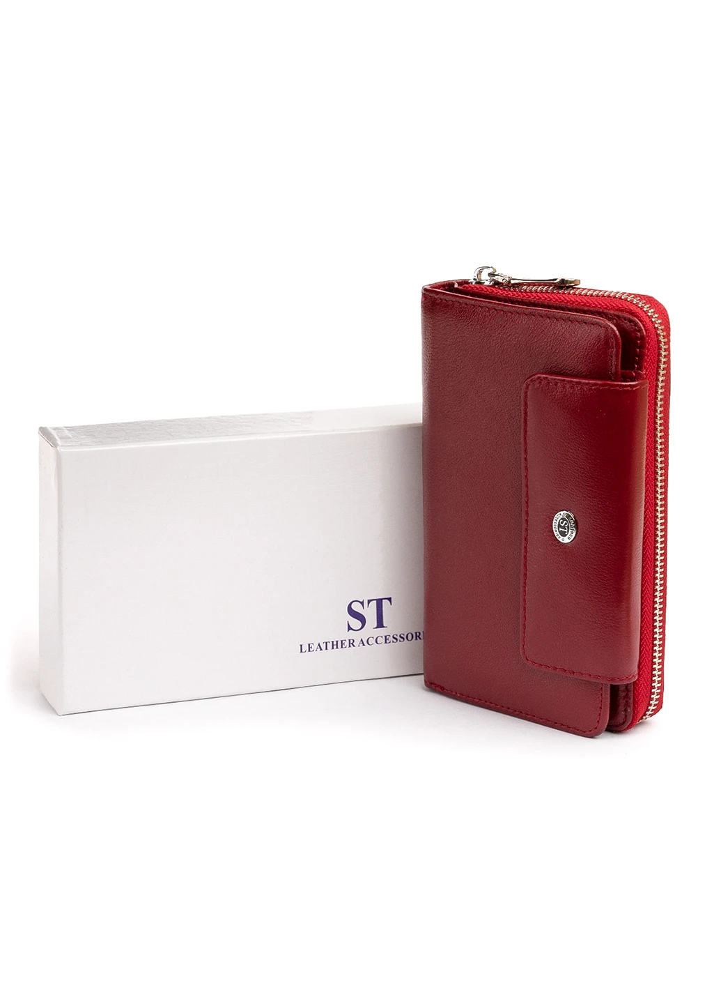 Жіночий шкіряний гаманець 19х9,5х2,5 см st leather (252130485)
