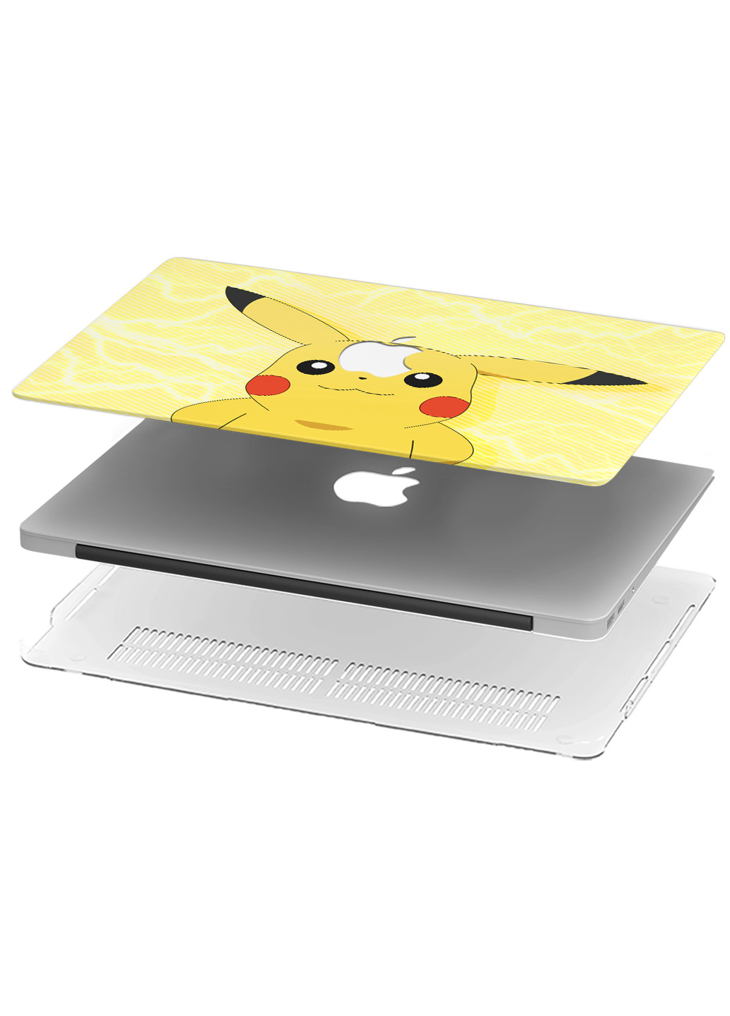 Чохол пластиковий для Apple MacBook Air 13 A1932 / A2179 / A2337 Покемон патерн (Pokemon Pattern) (9656-2469) MobiPrint (218867549)