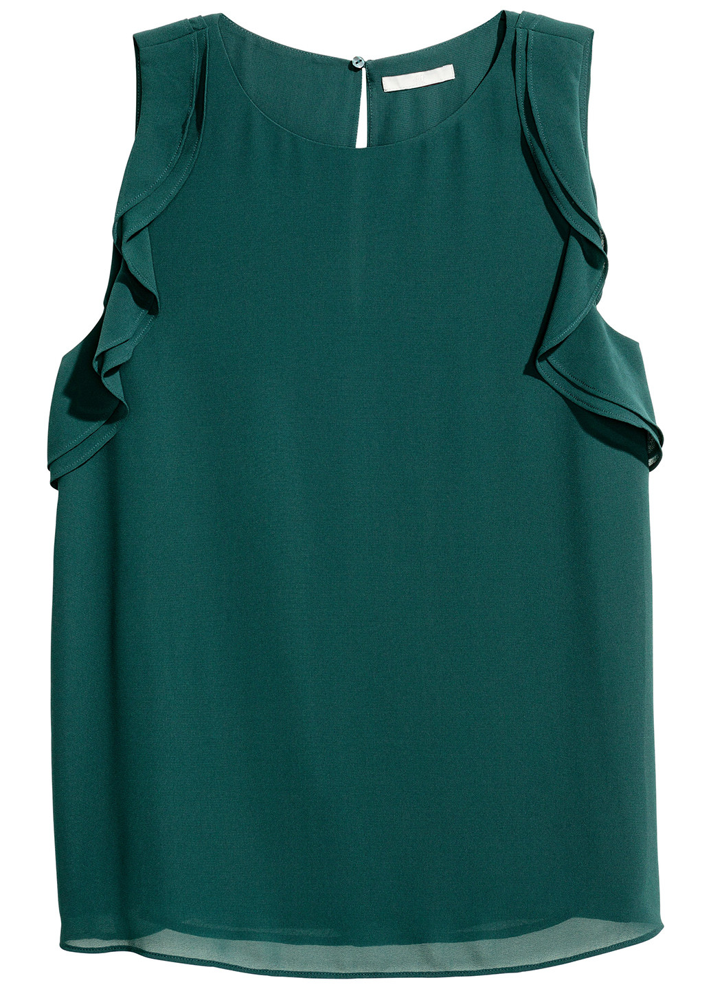 Темно-зелена літня блуза H&M