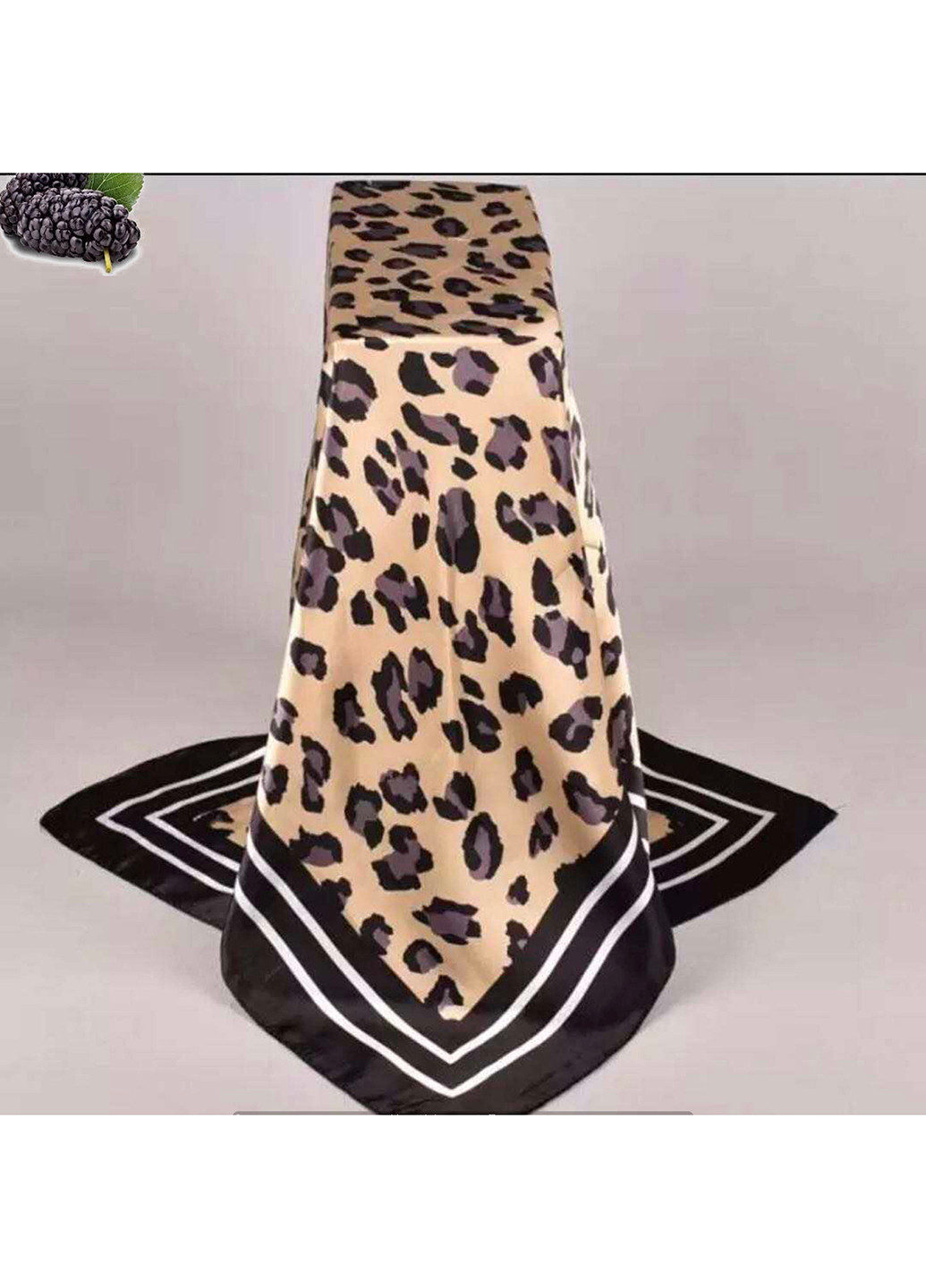 Ультрамодний платок леопардового окрасу, 90*90см Mulberry (217676129)