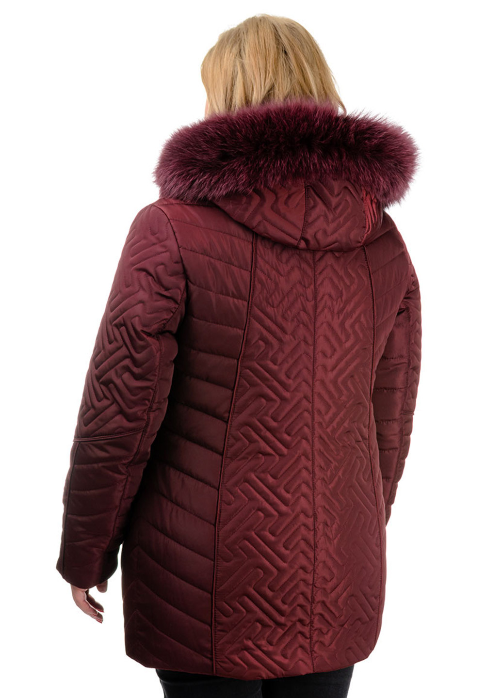 Бордовая зимняя куртка A.G.