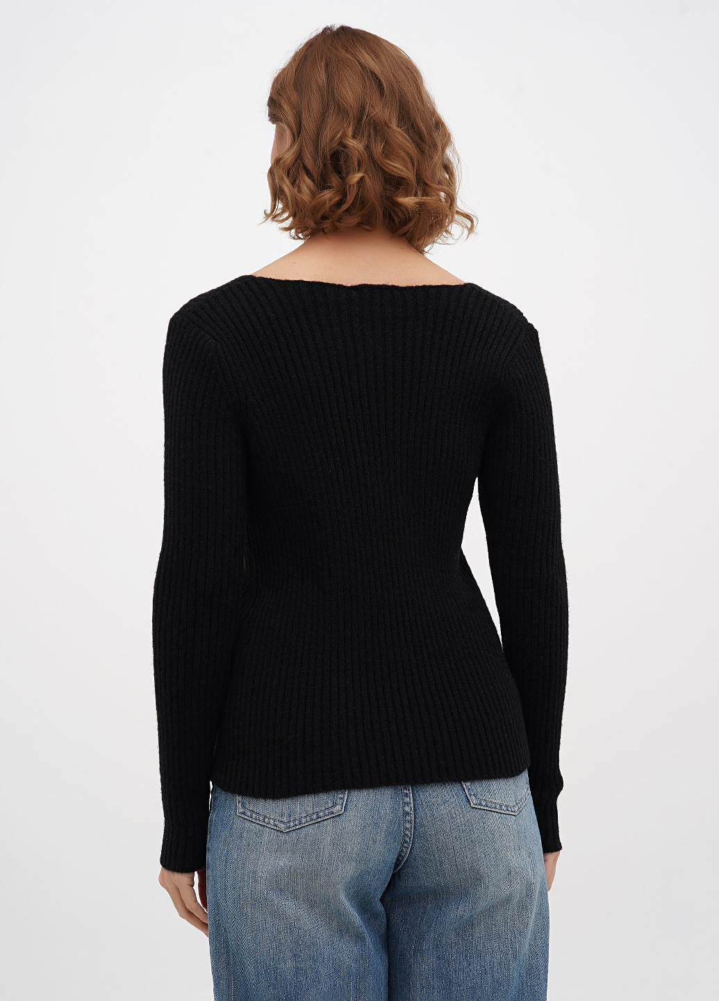 Черный демисезонный свитер No Brand