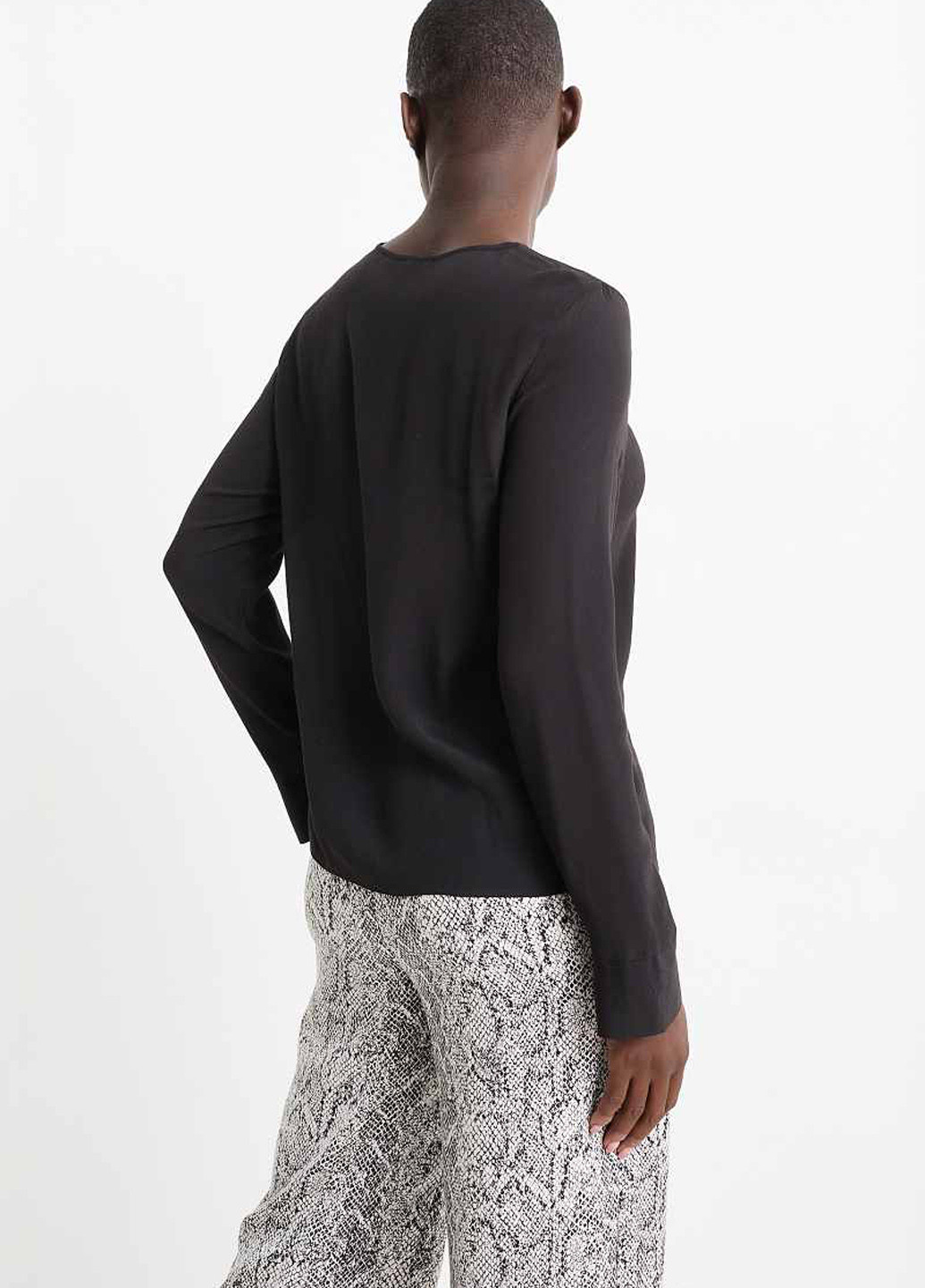 Чёрная блуза C&A