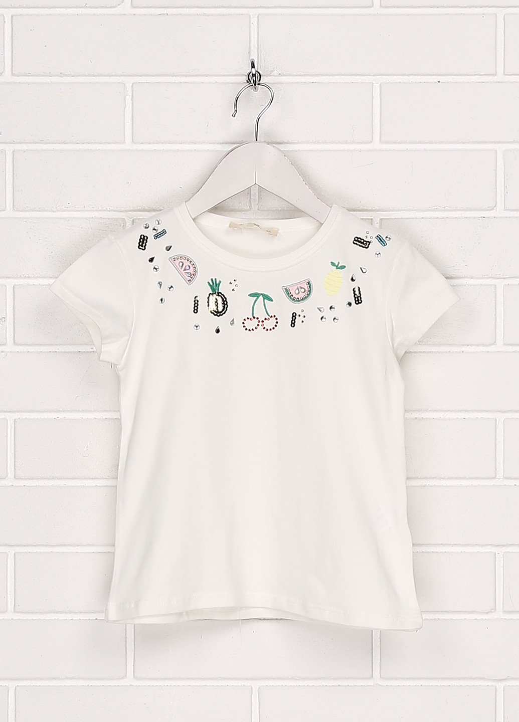 Молочная летняя футболка Cigit