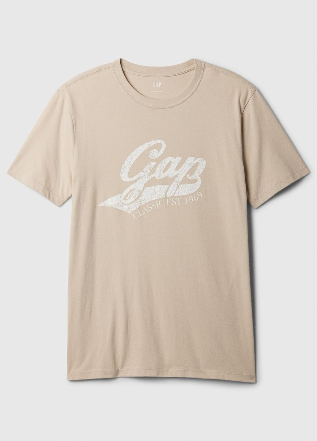 Бежевая футболка Gap