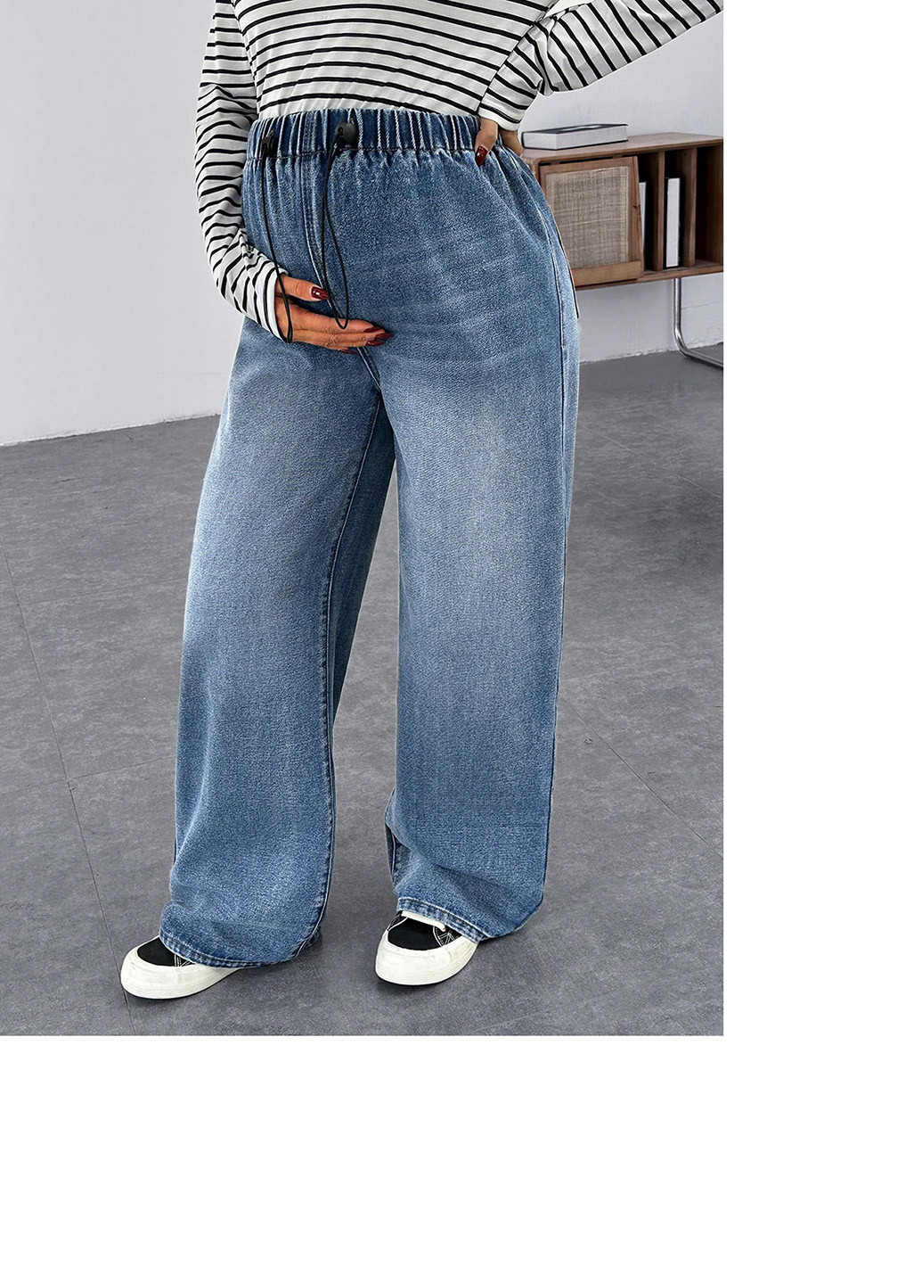 Джинси для вагітних SHEIN - (344453505)