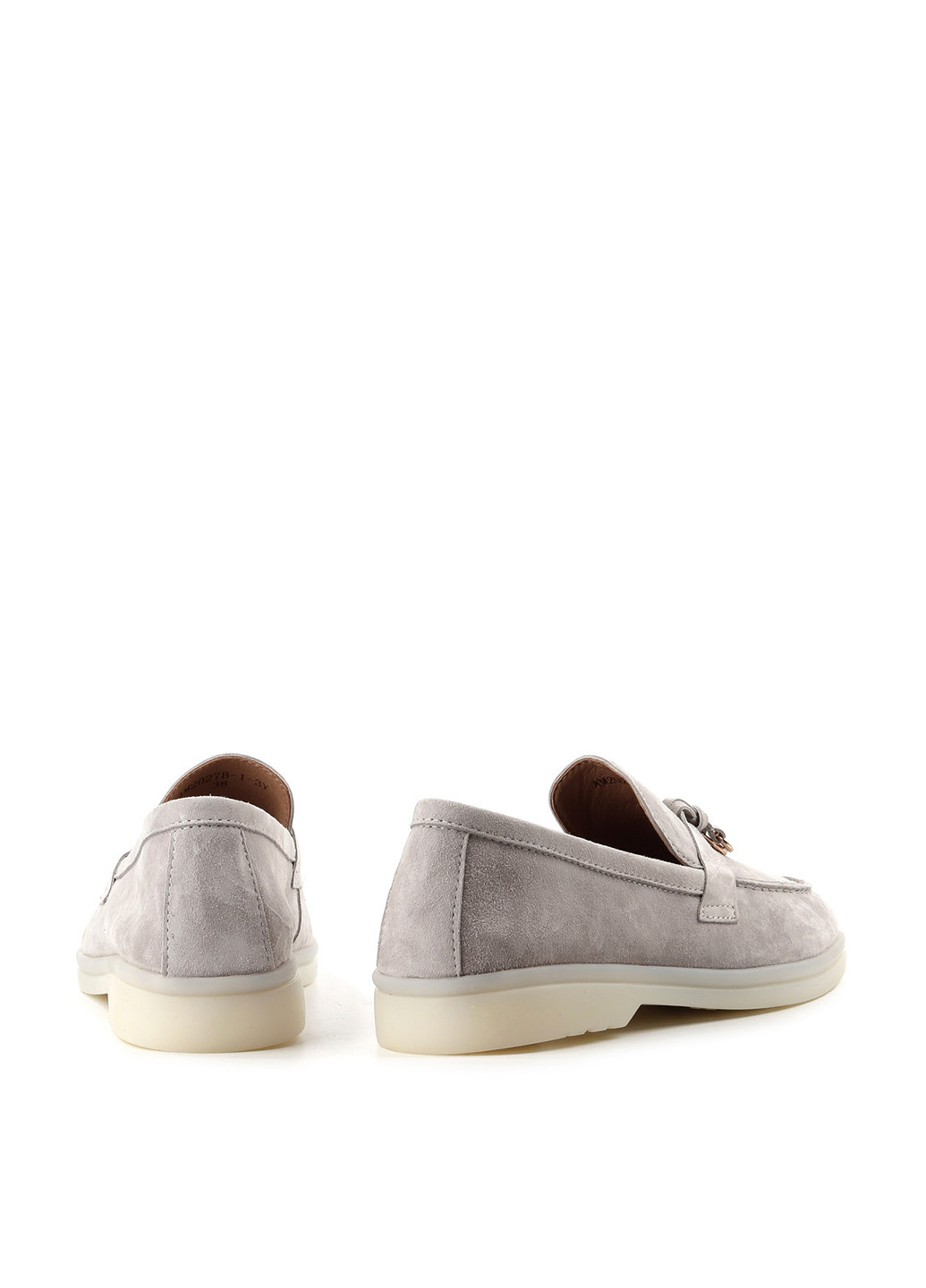 Le'BERDES Туфлі лофери світло-сірий з натуральна замша, україна — літо (322088066)