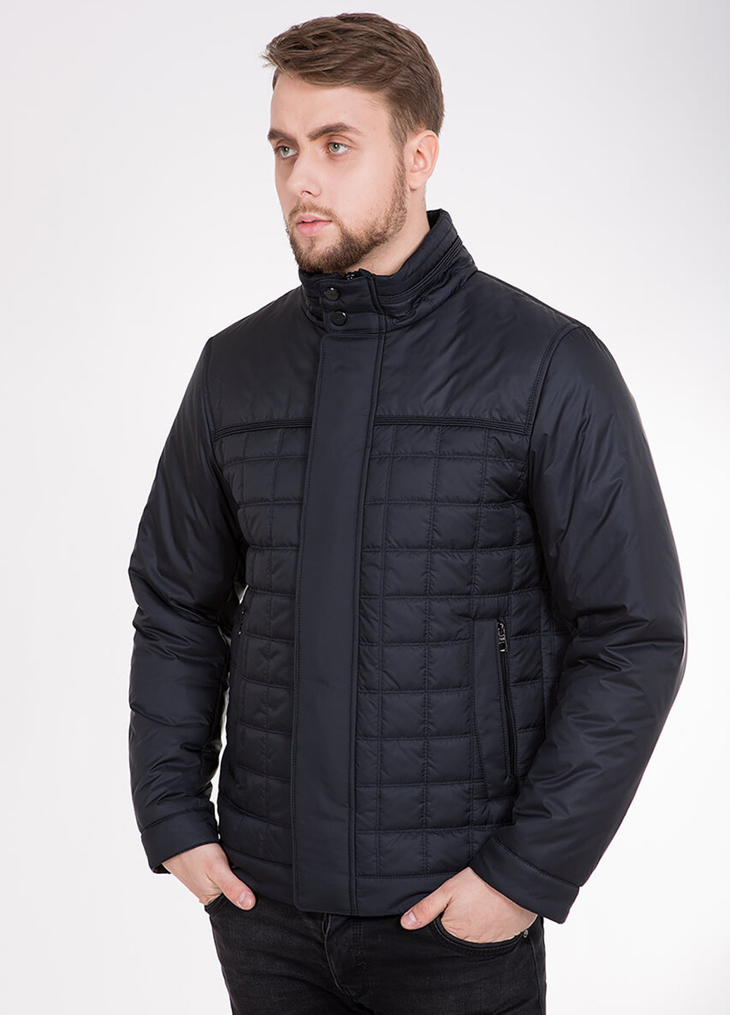 Темно-синяя демисезонная куртка KTL&Kattaleya