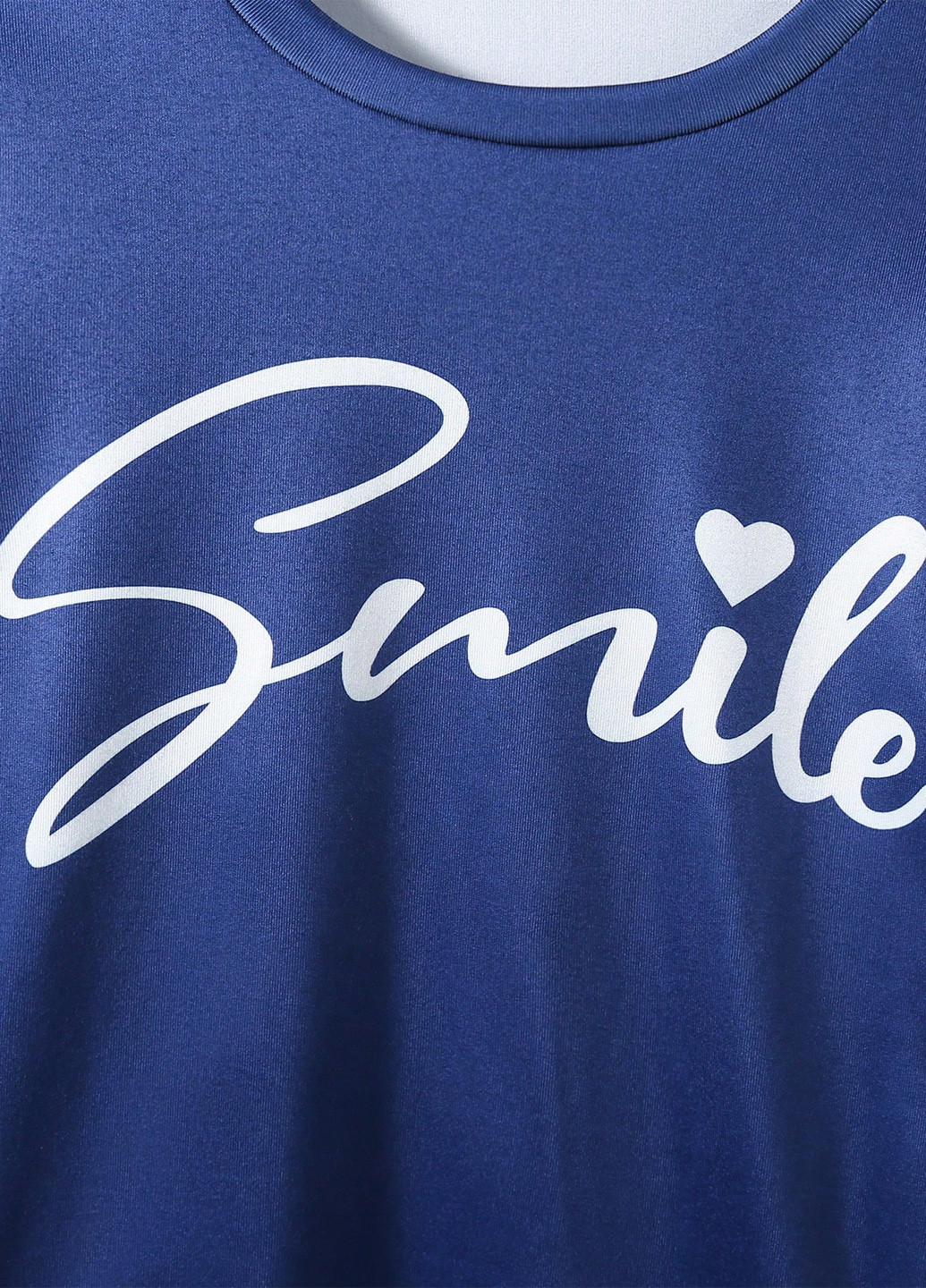 Синяя всесезон пижама (лонгслив, брюки) лонгслив + брюки SHEIN