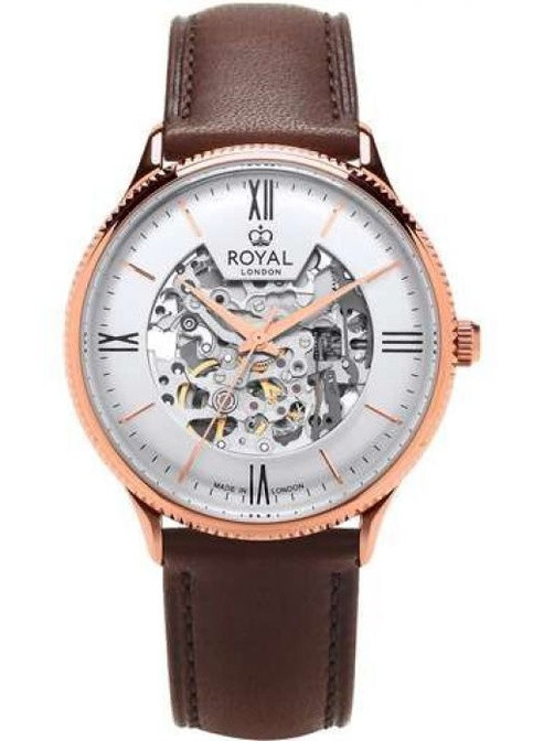 Часы 41479-05 механика с автоподзаводом классические Royal London (253011735)