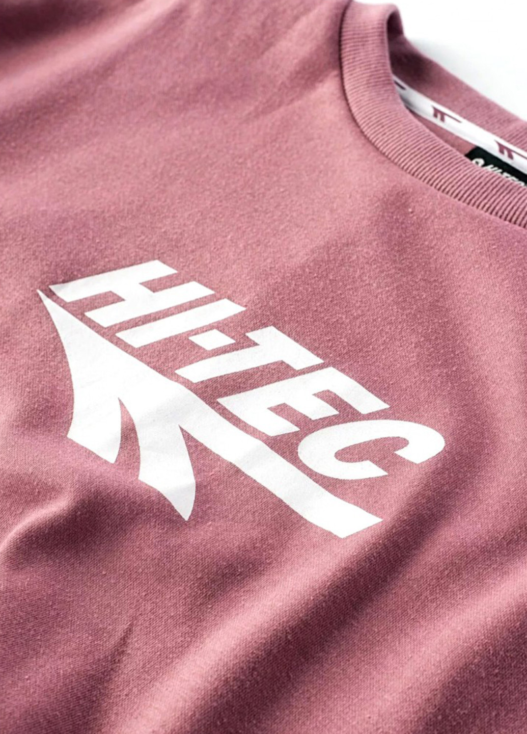 Розовый свитшот Hi-Tec логотип нашивки (299962079)