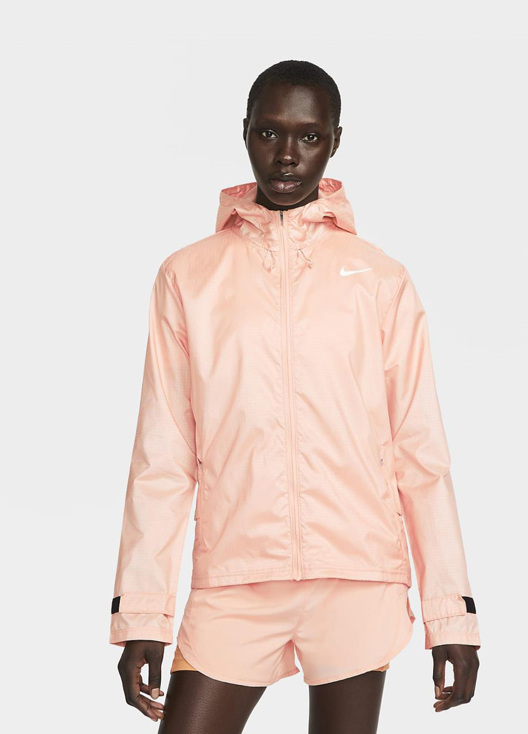Персикова демісезонна куртка cu3217-800 Nike Essential Women's Running Jacket