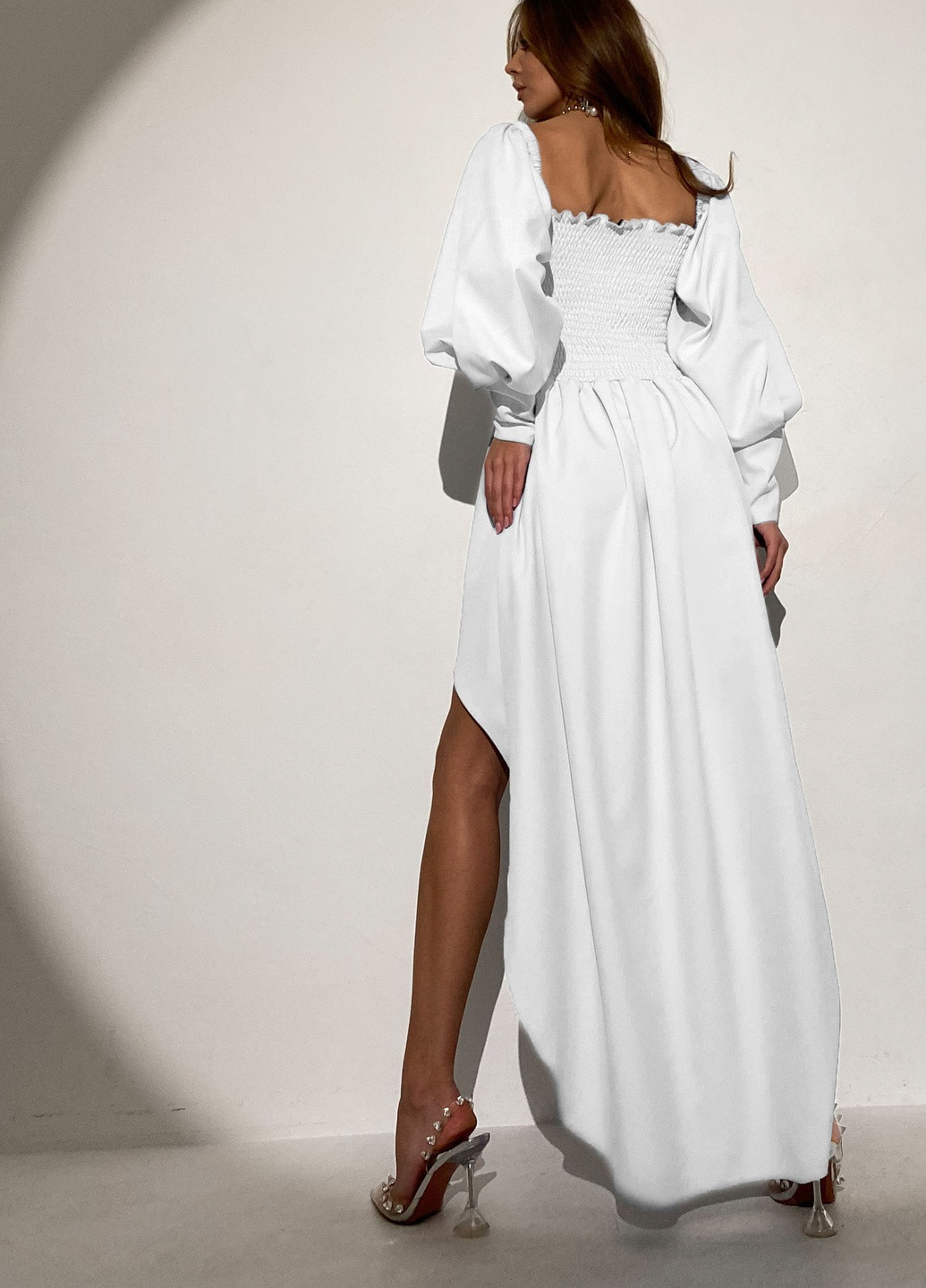 Білий вечірня спокуслива вечірня сукня Jadone Fashion