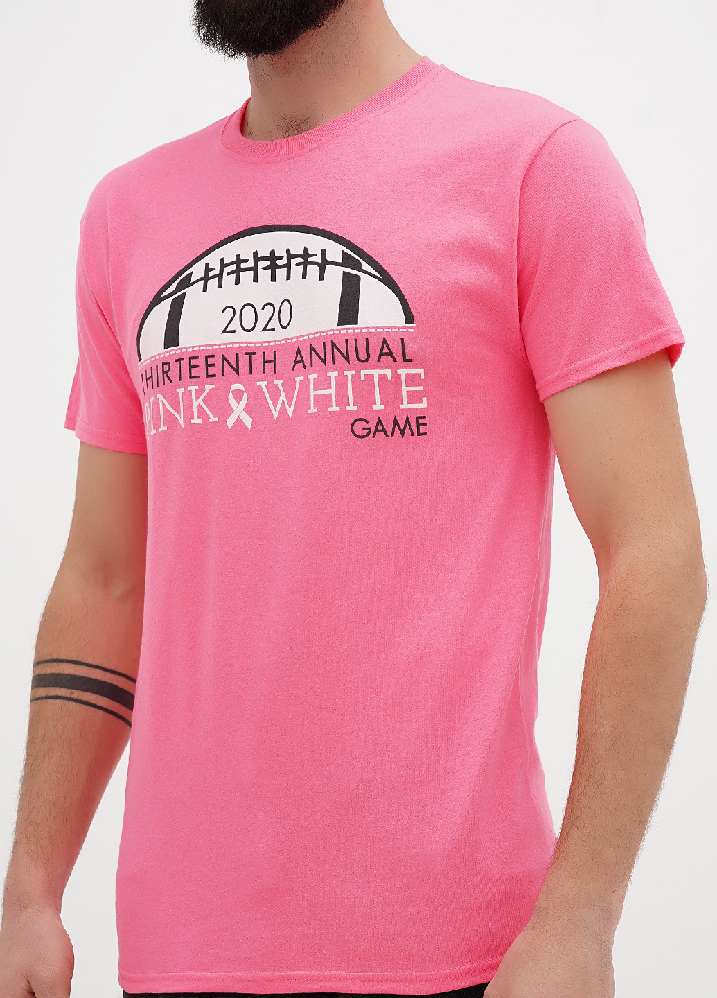 Кислотно-рожева футболка Jerzees