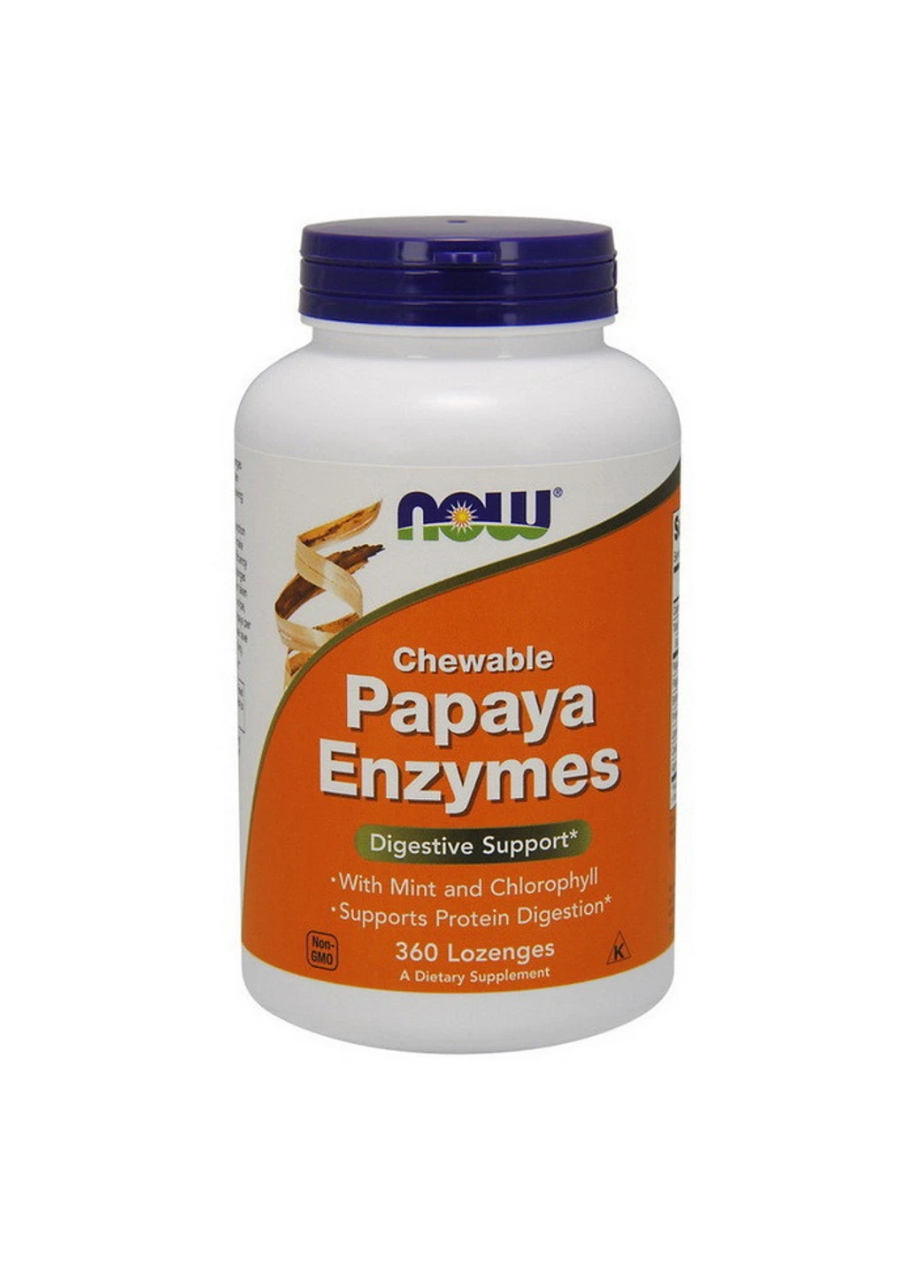 Ферменты энзимы Chewable Papaya Enzyme (360 пастилок) нау фудс Now Foods (255408243)