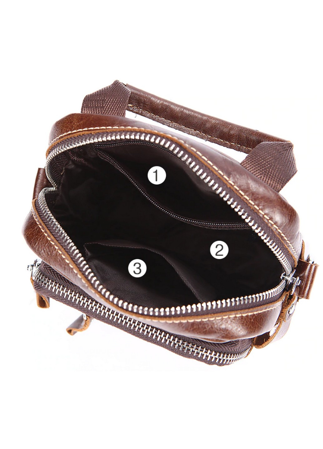 Кожаная сумка на пояс Vintage (252086687)