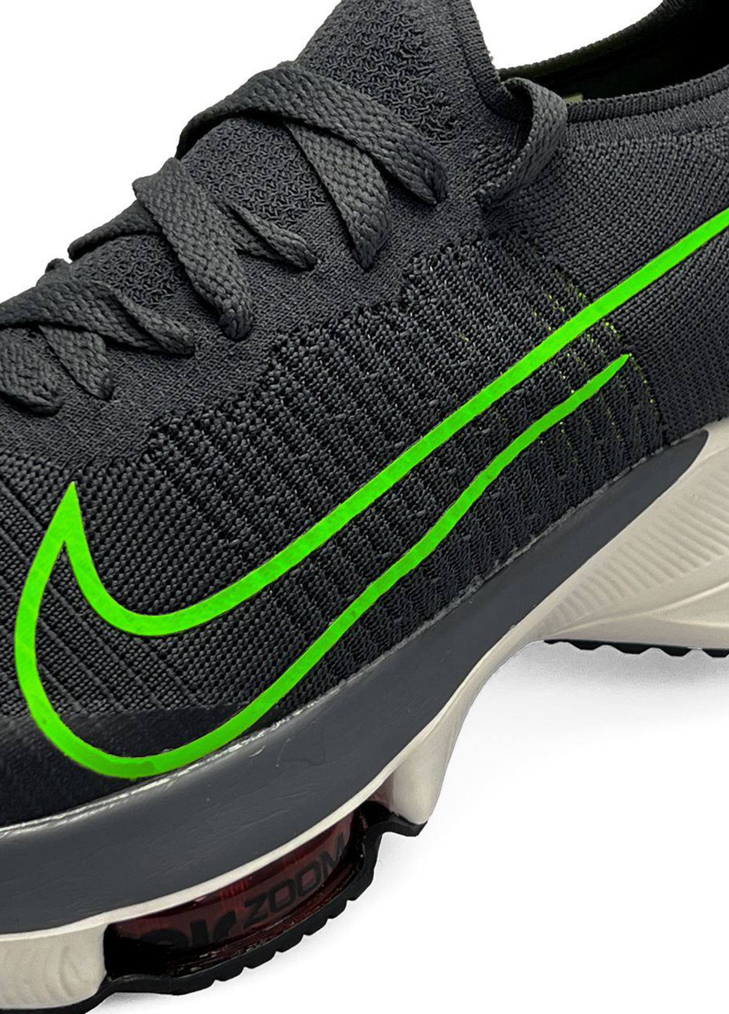 Черные всесезонные кроссовки Nike Air Zoom Tempo Next% Dark Grey