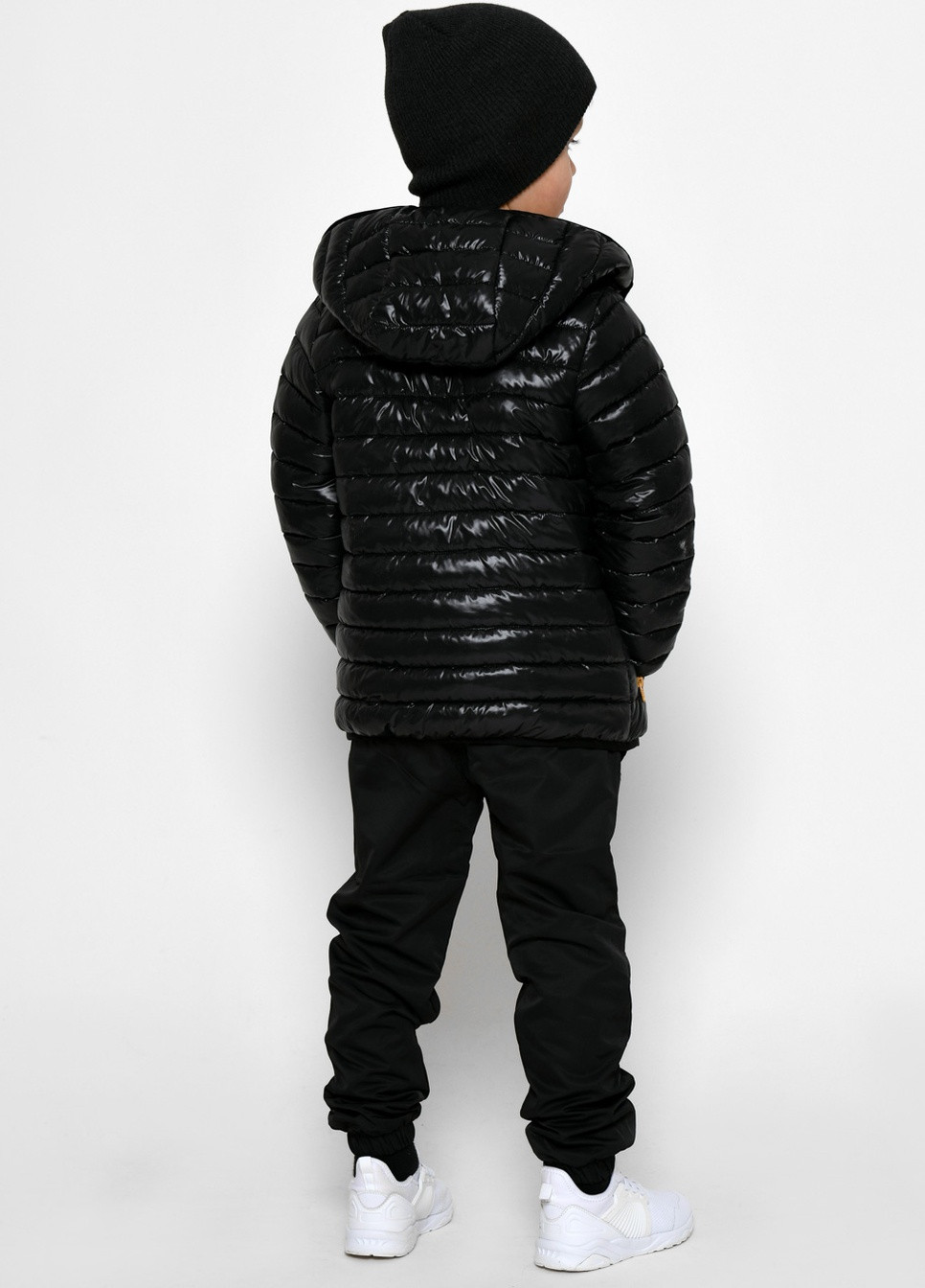 Чорна демісезонна дитяча куртка X-Woyz