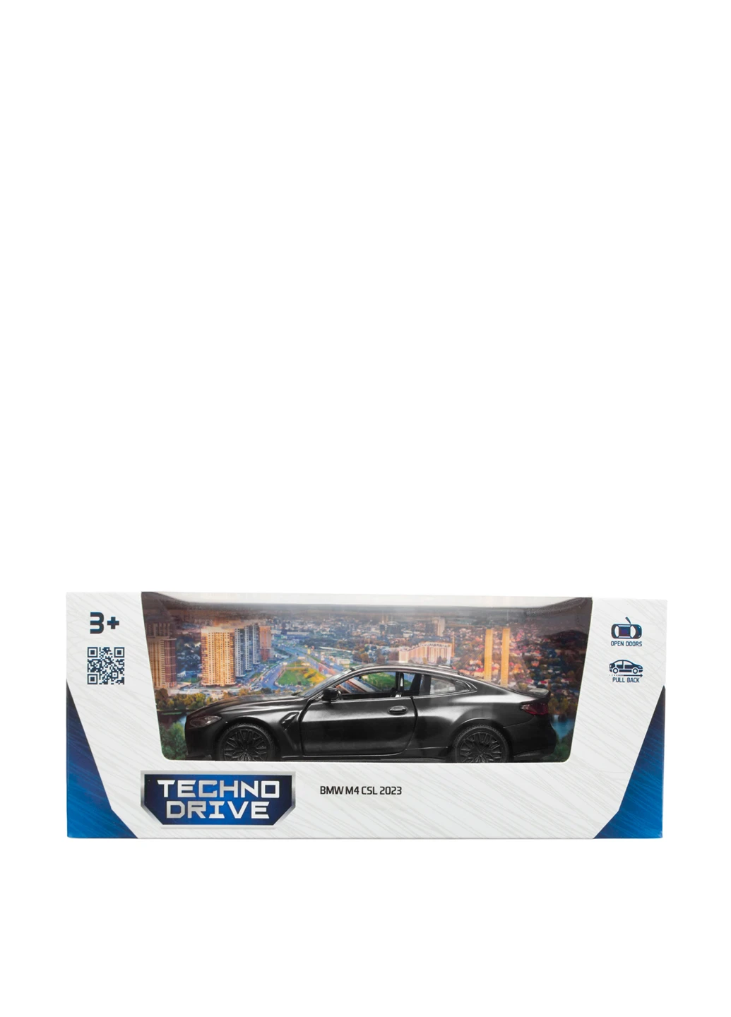 Автомодель BMW M4 CSL 2023, 6х18,5х7,5 см TechnoDrive (366748982)