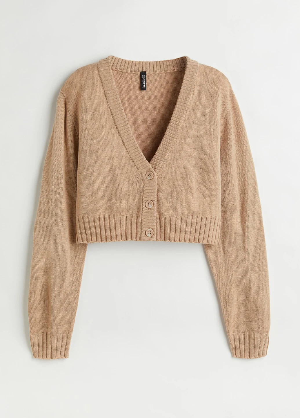 Бежевый демисезонный кардиган H&M