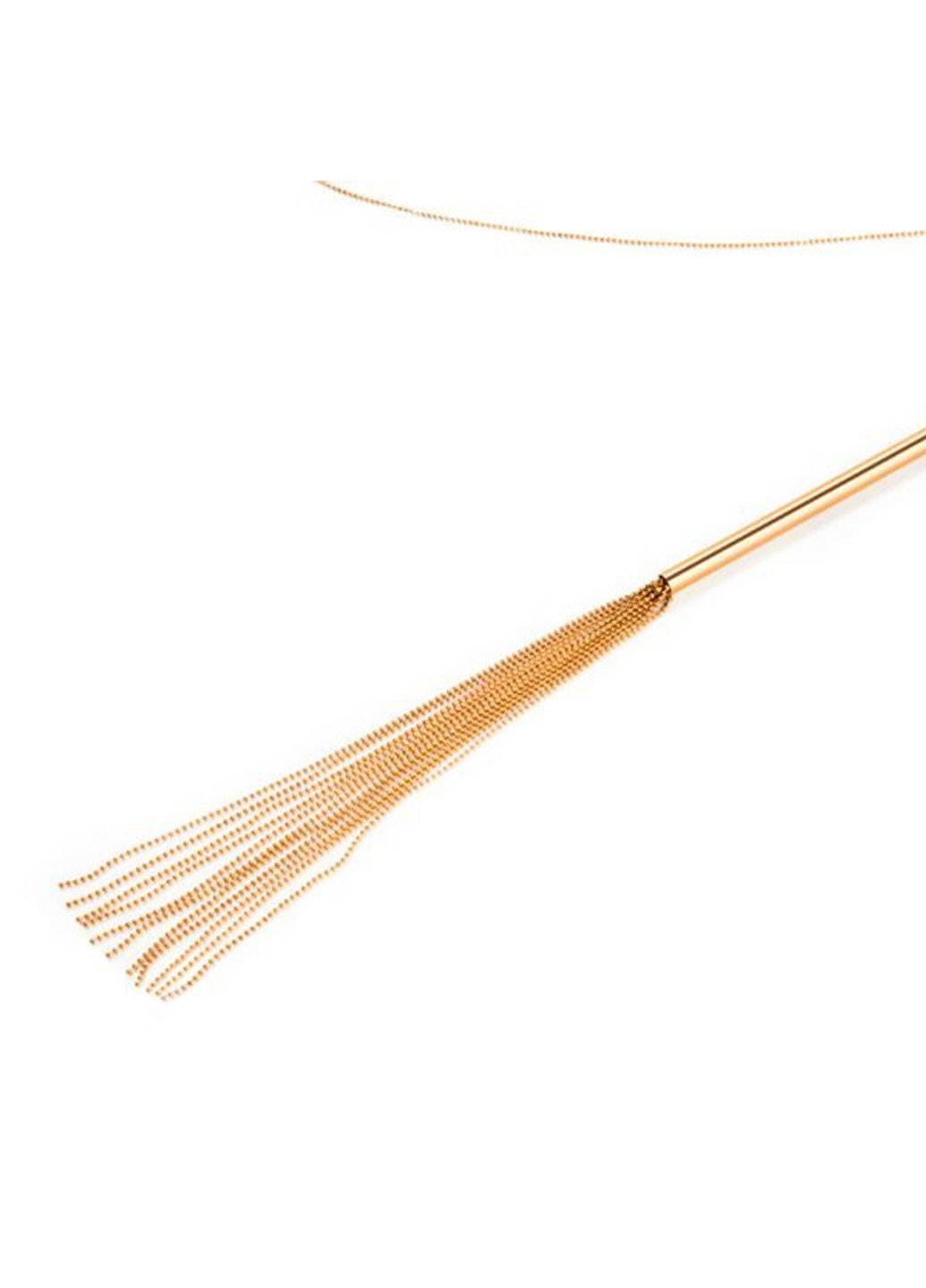 Ланцюжок-батіг на шию MAGNIFIQUE Necklace Whip - Gold, прикраса для тіла Bijoux Indiscrets (255247654)