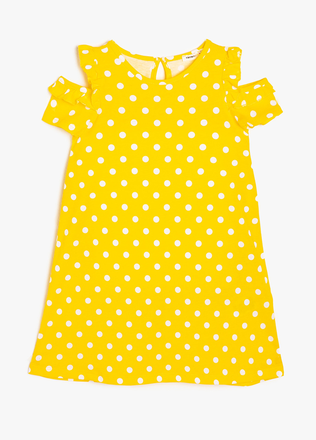 Жовтий кежуал сукня KOTON в горошок