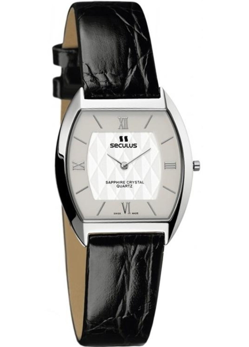 Часы наручные Seculus 1613.1.106 white, ss, black leather (250145184)