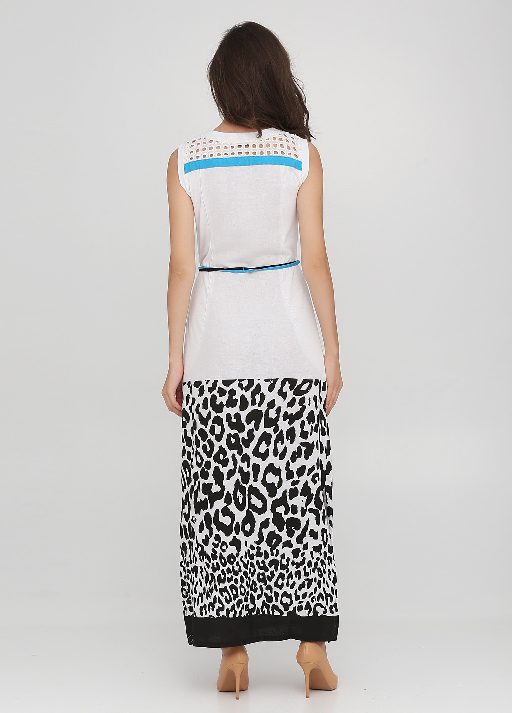 Черно-белое кэжуал платье Ruta-S леопардовый