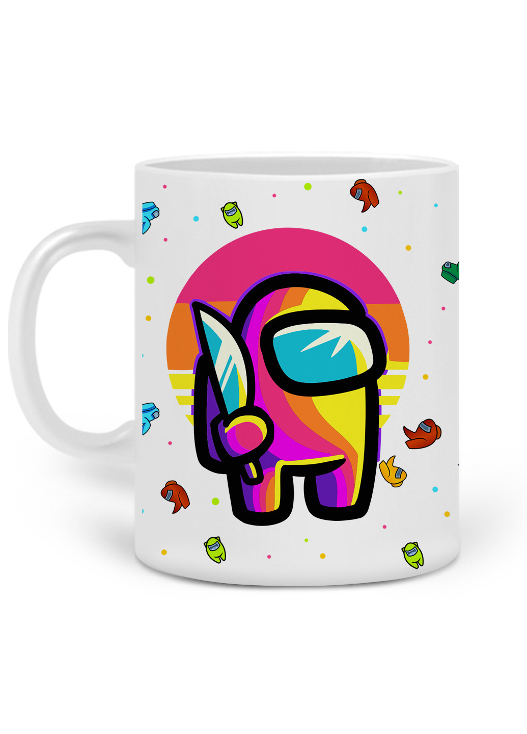 Кружка Амонг Ас Червоний (Among Us Red) 330 мл горнятко керамічне (20259-2406) MobiPrint (219777052)