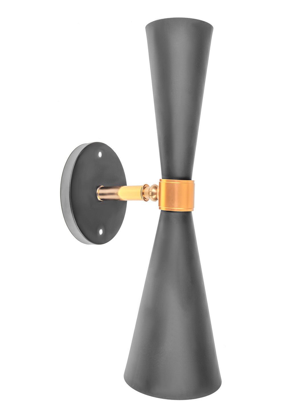 Бра настенное накладное лофт BL-525W/2 E27 BK/G Brille (251310017)