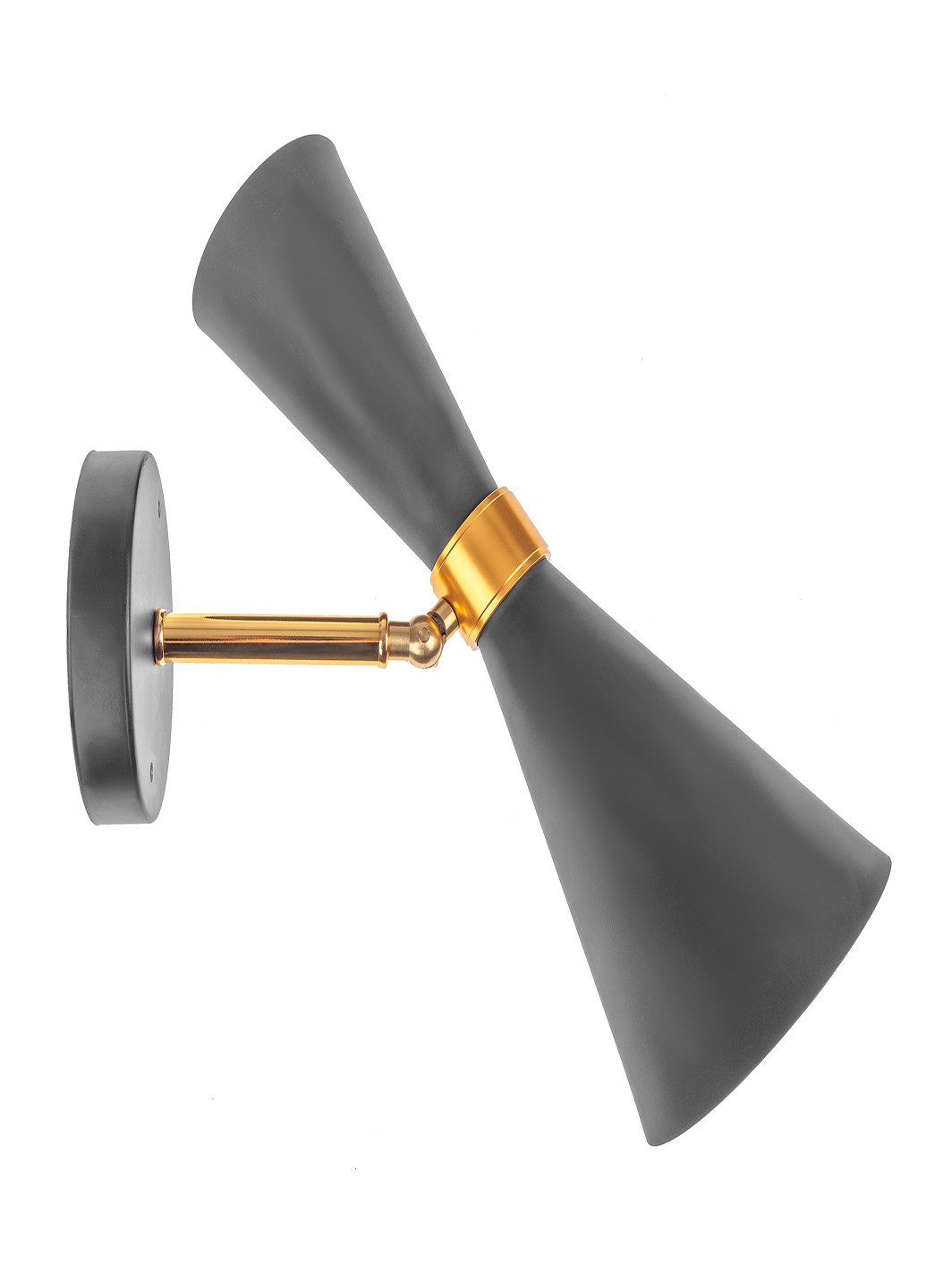 Бра настенное накладное лофт BL-525W/2 E27 BK/G Brille (251310017)