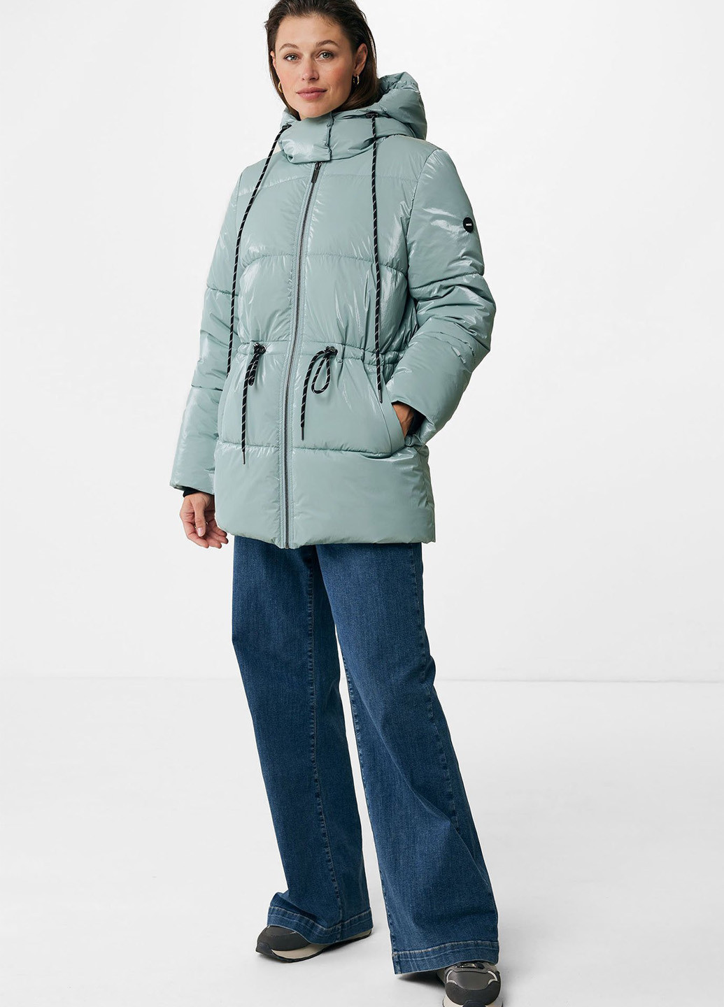 Бирюзовая зимняя куртка Mexx