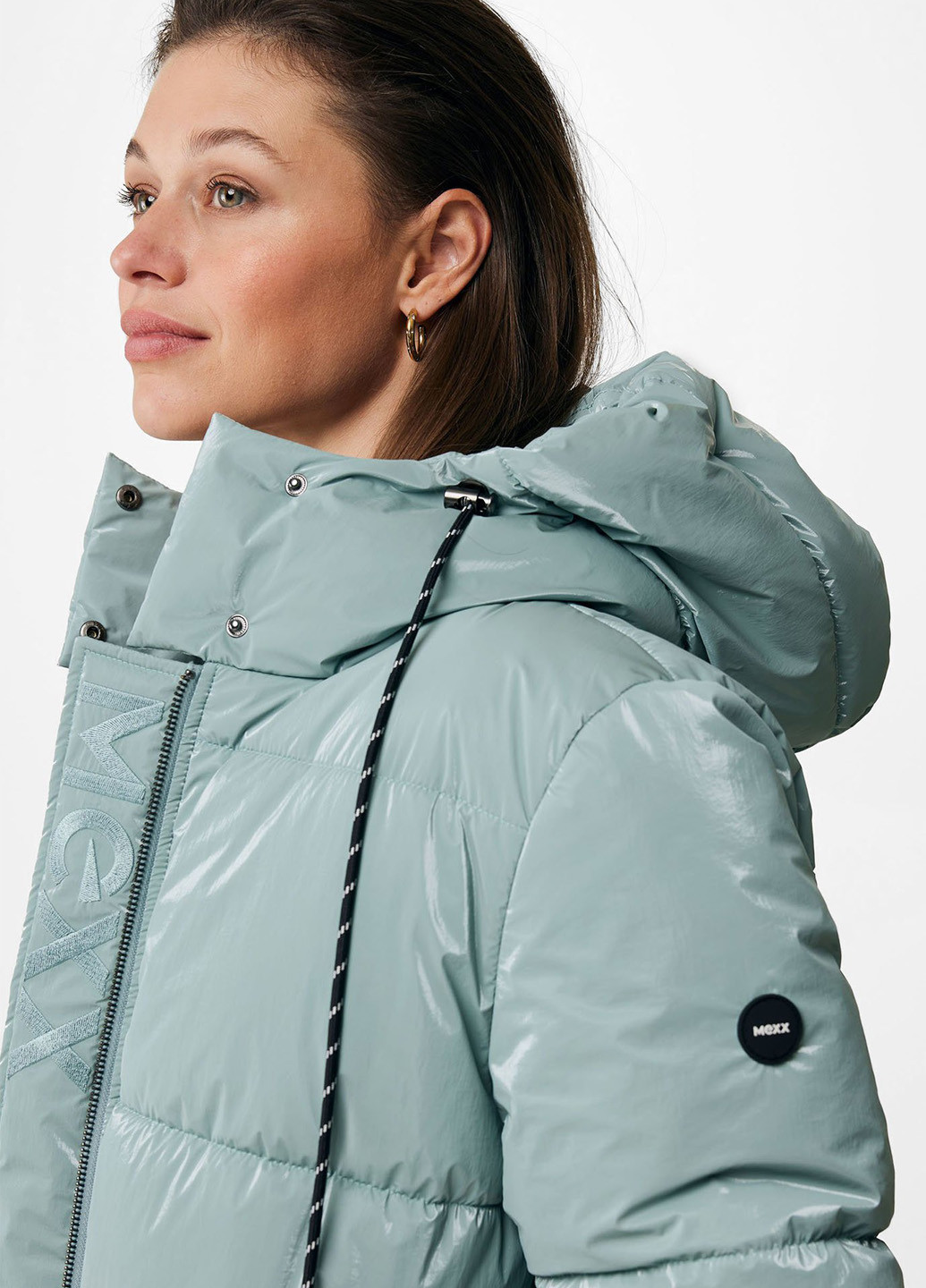 Бирюзовая зимняя куртка Mexx