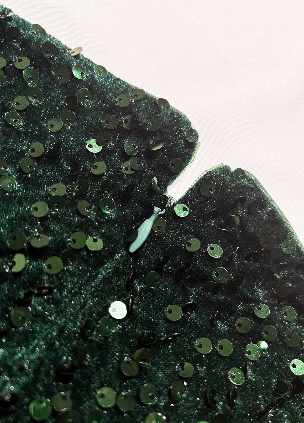 Изумрудное вечернее платье со шлейфом, годе SHEIN однотонное