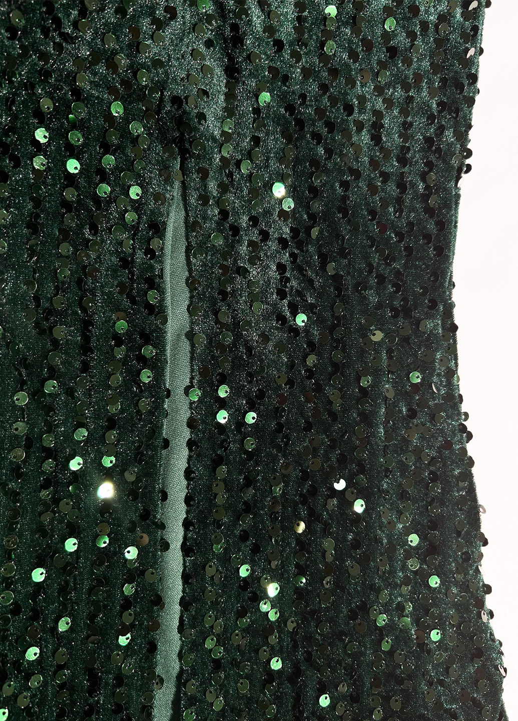 Изумрудное вечернее платье со шлейфом, годе SHEIN однотонное