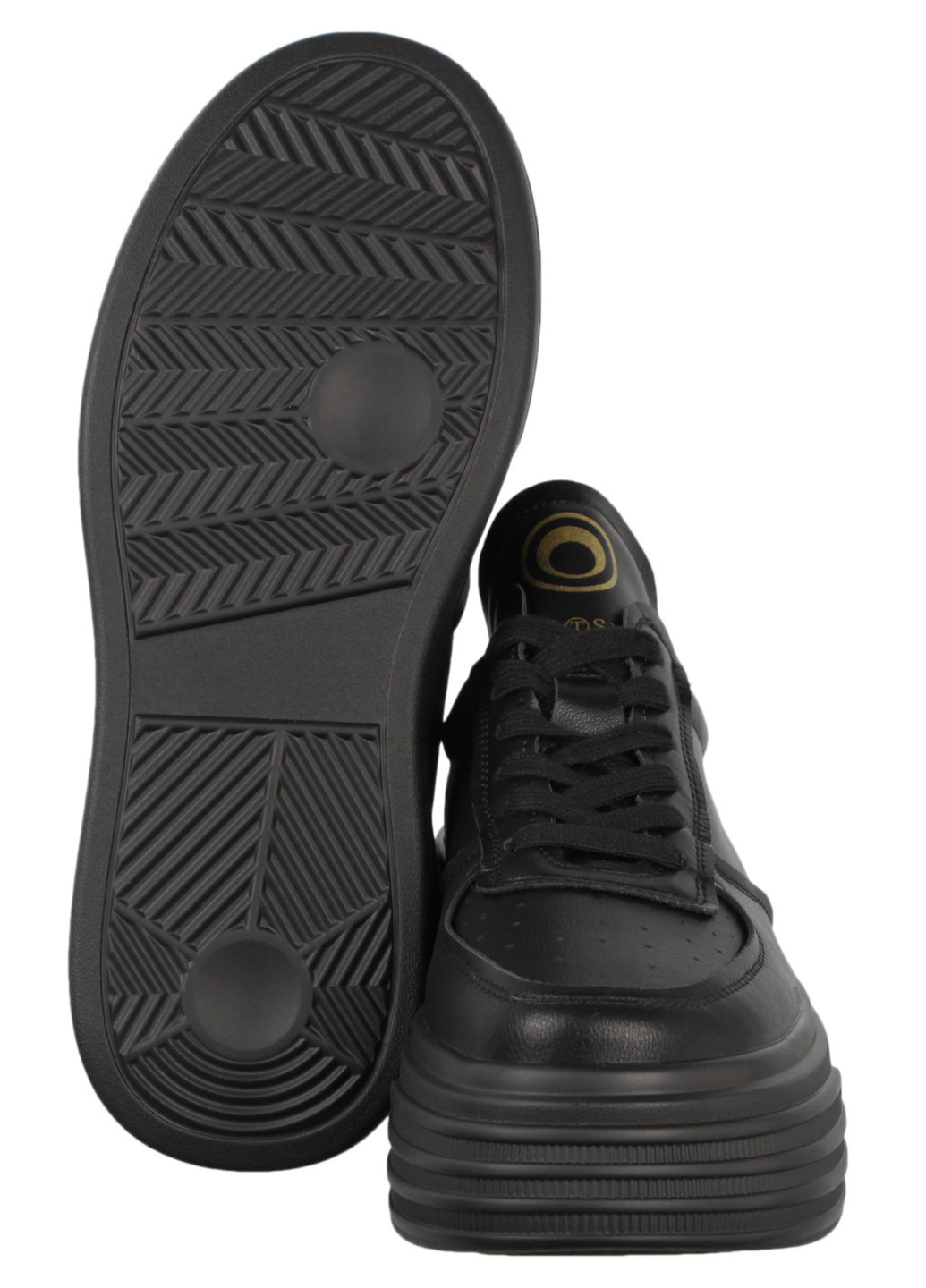 Черные демисезонные женские кроссовки 197877 Berisstini