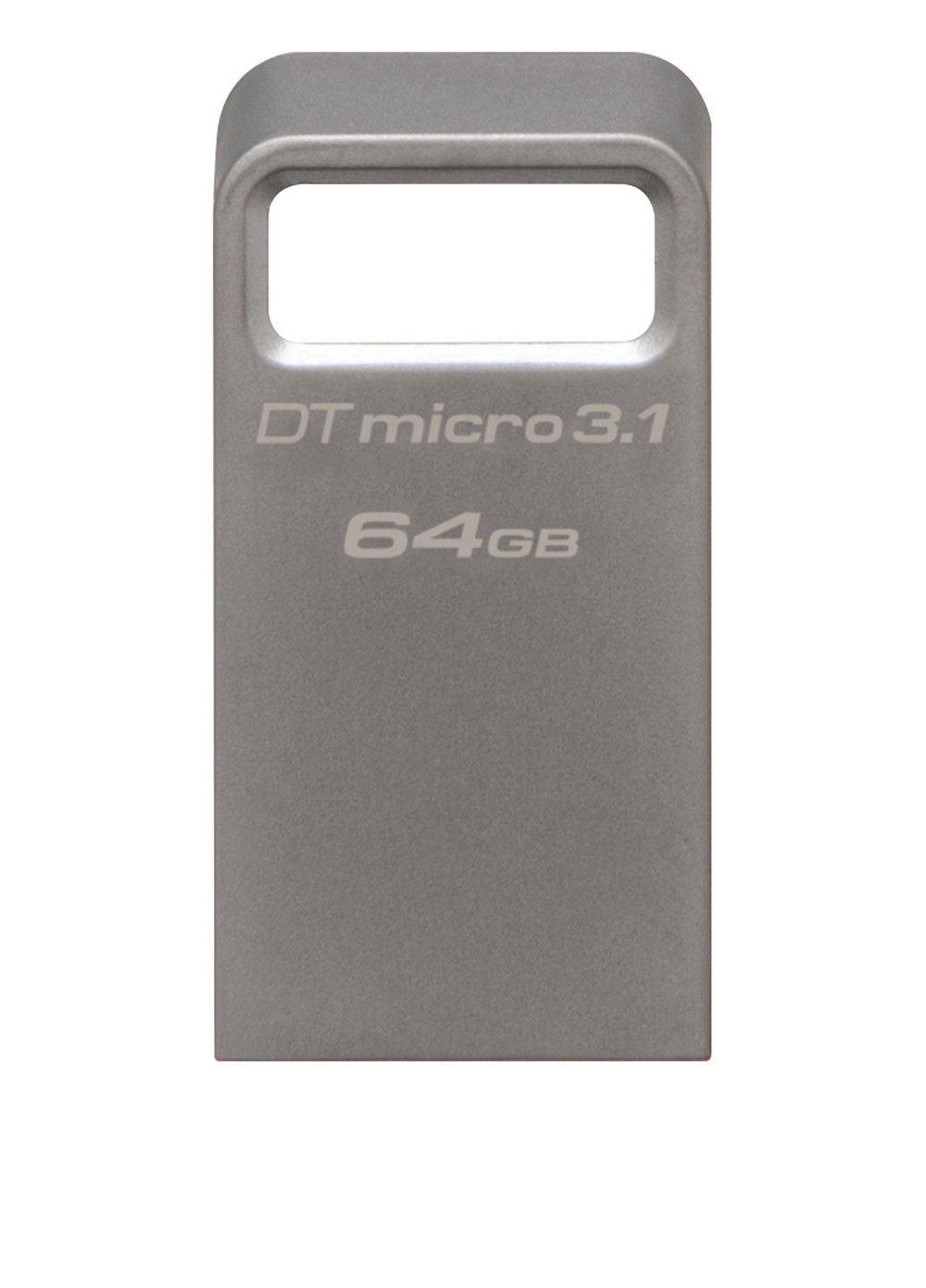 Флеш пам'ять USB DataTraveler Micro 3.1 64GB Metal Silver USB 3.1 (DTMC3 / 64GB) Kingston Флеш память USB Kingston DataTraveler Micro 3.1 64GB Metal Silver USB 3.1 (DTMC3/64GB) сріблясті