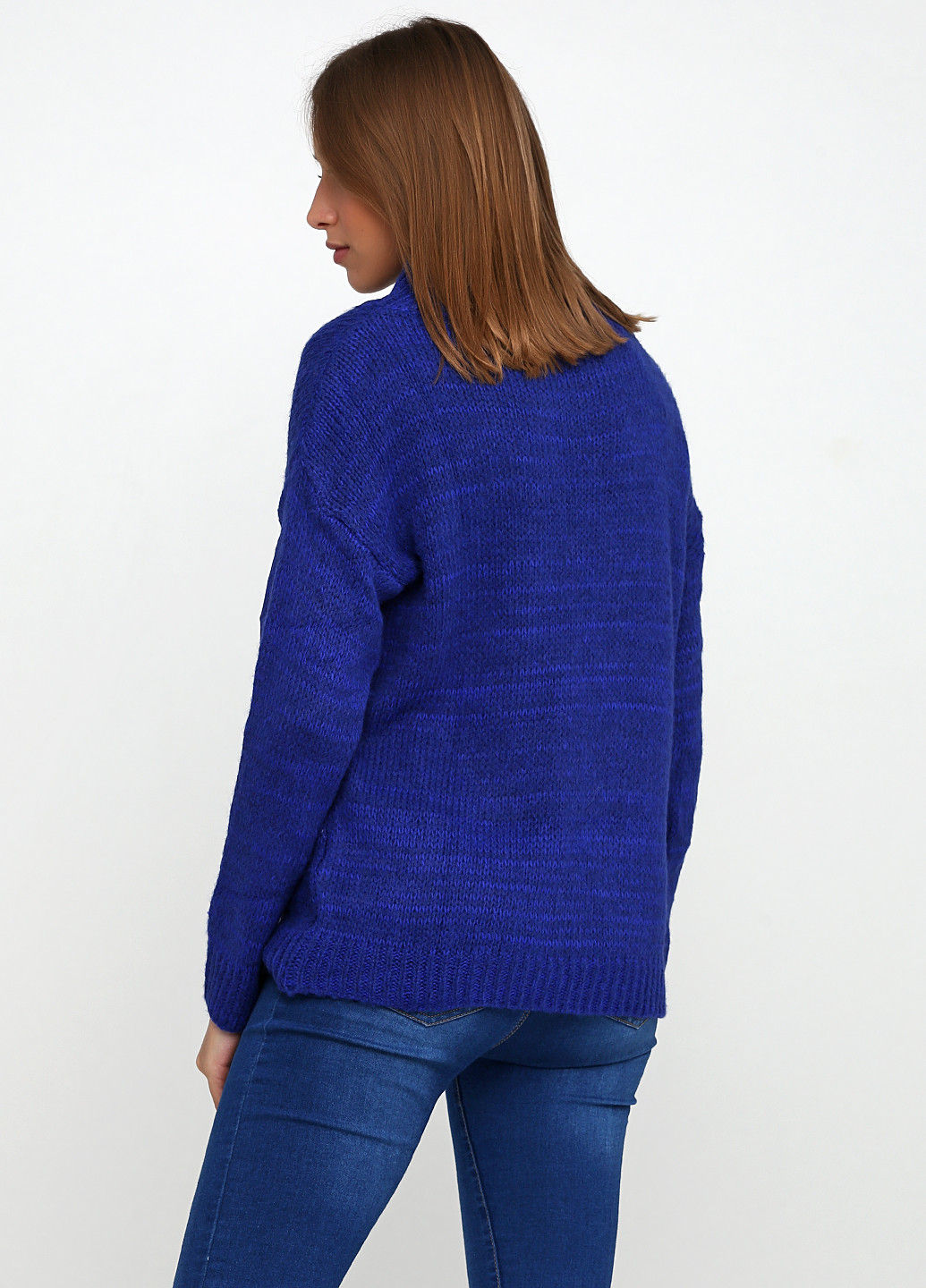 Синий демисезонный свитер Italy Moda