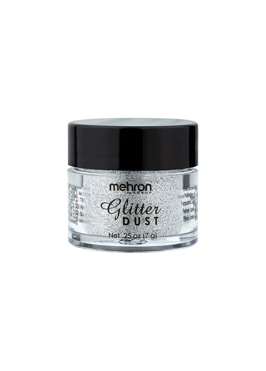 Розсипчасті блискітки Glitter Dust, Real Silver (Справжнє срібло), 7 г Mehron (205593326)