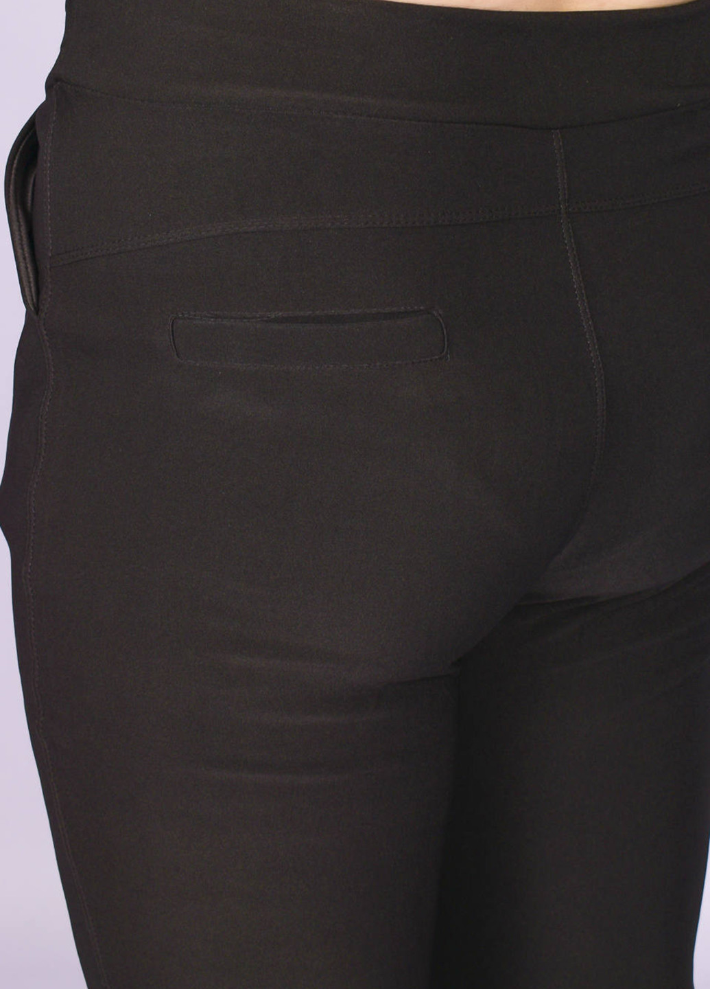 Черные кэжуал демисезонные зауженные брюки Zoloto