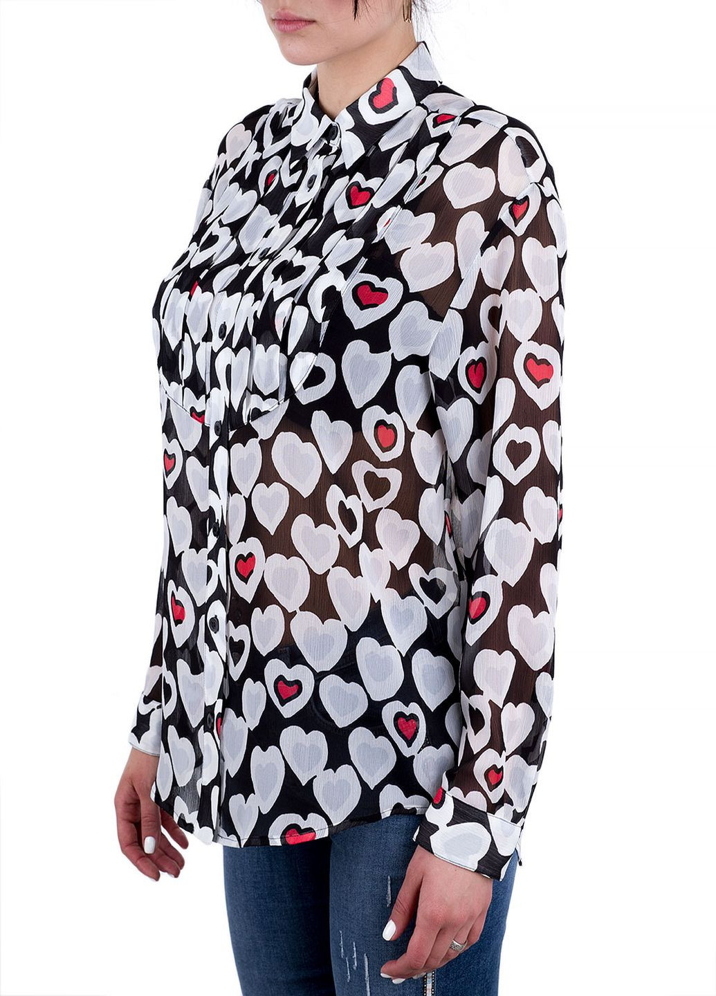Комбинированная блуза Emporio Armani