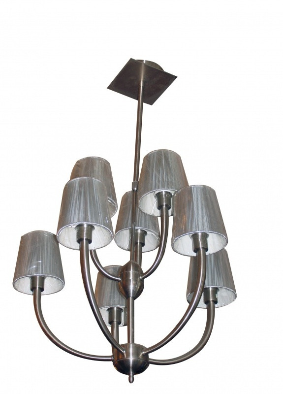 Люстра з абажуром класична BR-473S/8G Brille (253887605)