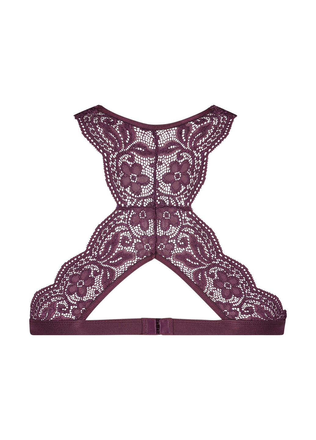 Фіолетовий бралетт бюстгальтер Hunkemoller без кісточок поліамід