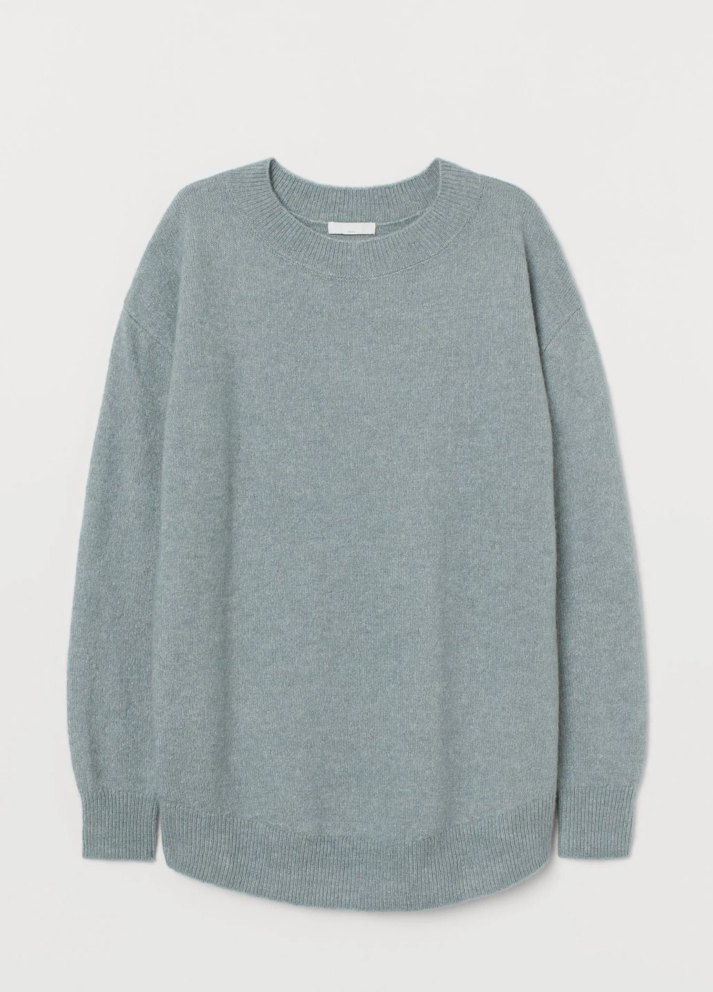 Бірюзовий зимовий джемпер для вагітних H&M