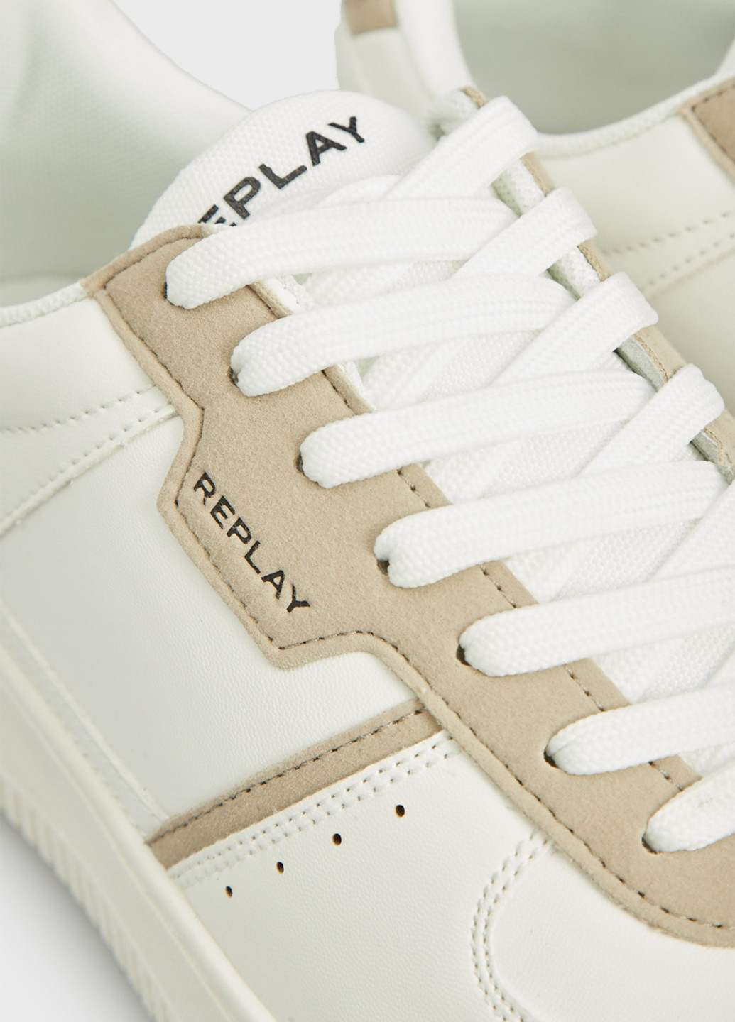 Белые всесезонные кроссовки Replay