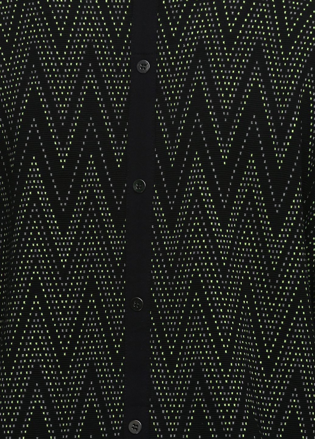 Черный демисезонный кэжуал лонгслив BRANDTEX CLASSIC с геометрическим узором