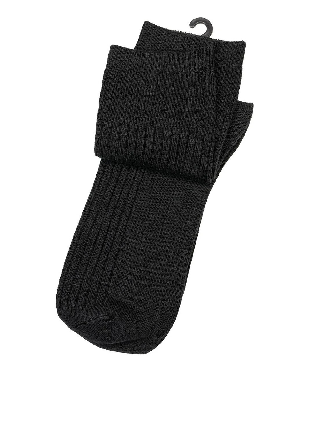 Чорні шкарпетки H&M однотонні (317316239)