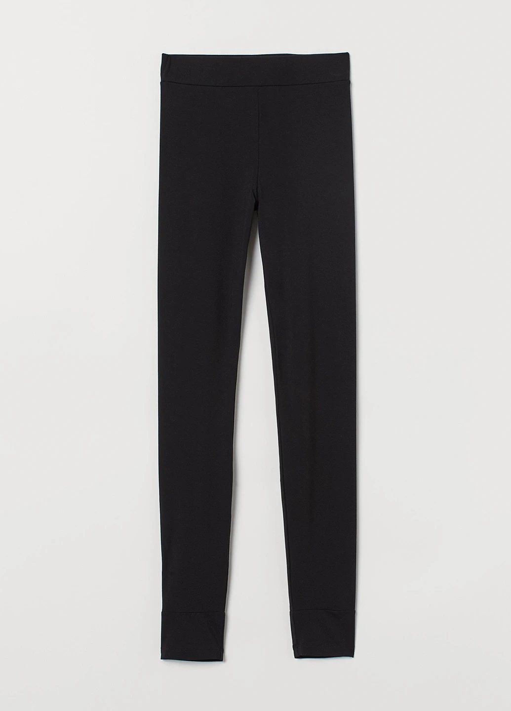 Черные демисезонные леггинсы H&M