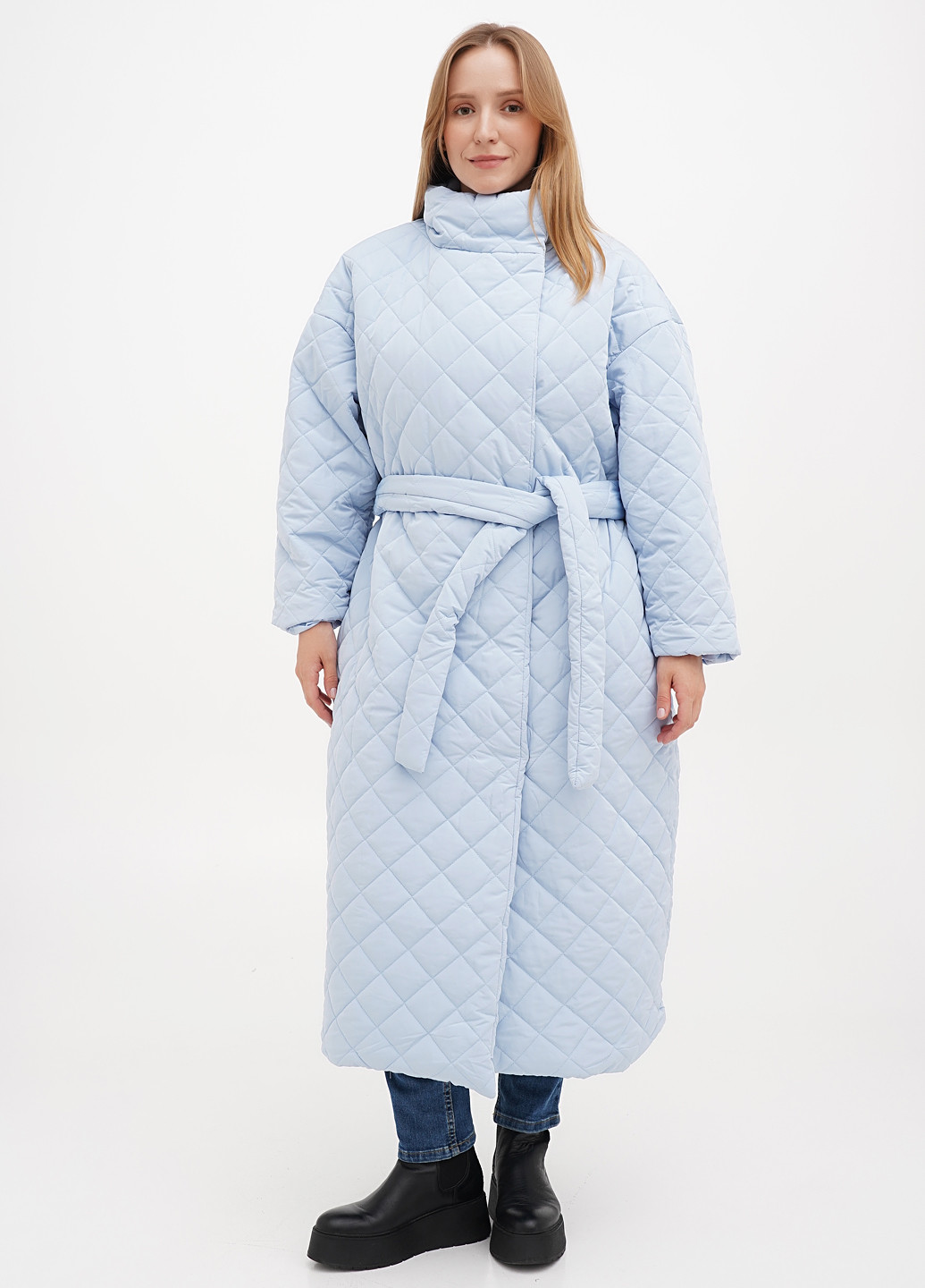 Голубая демисезонная куртка куртка-пальто Boohoo